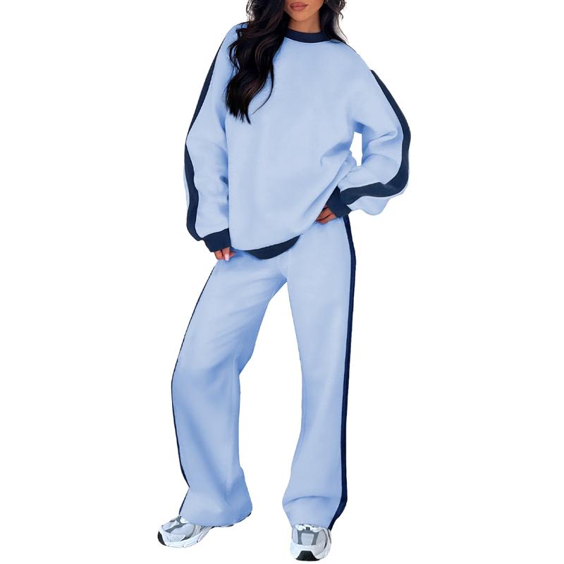 SANDI™ - Comfortable 2-Piece Lounge Set Sweatshirt &amp; Straight Leg Pants