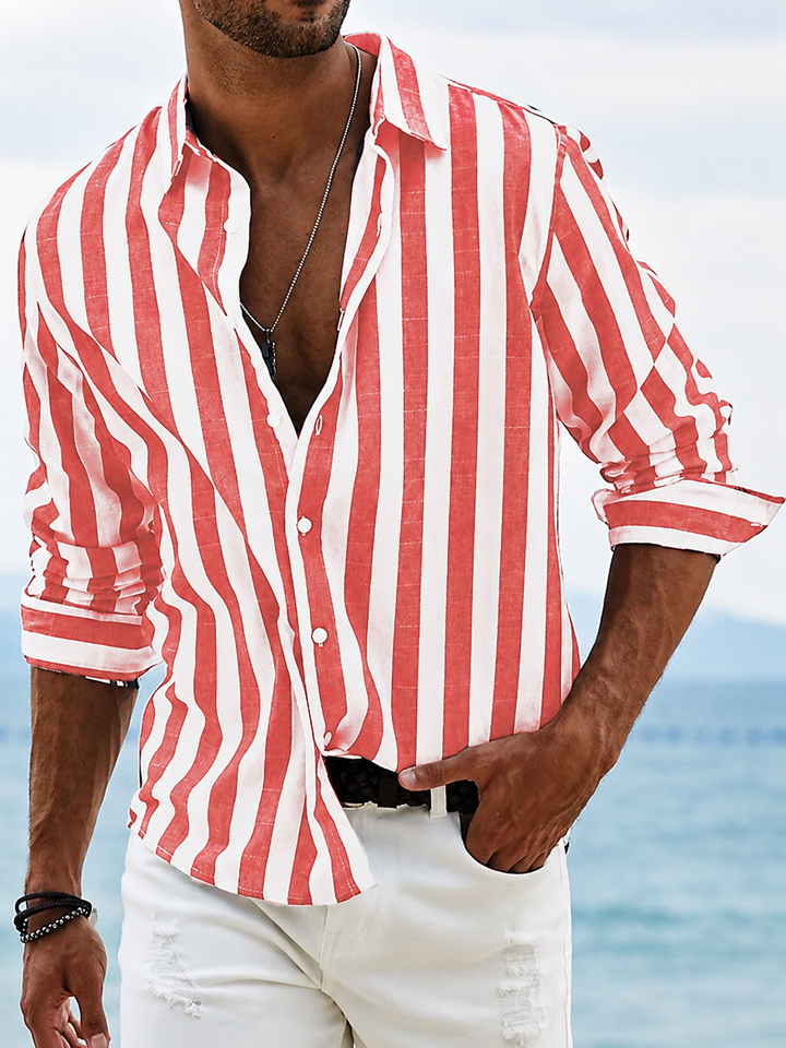 Adrian | Striped Summer Shirt