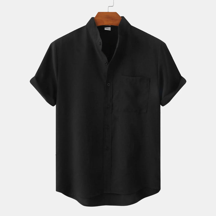 Luca – Heathered Linen Blend Shirt
