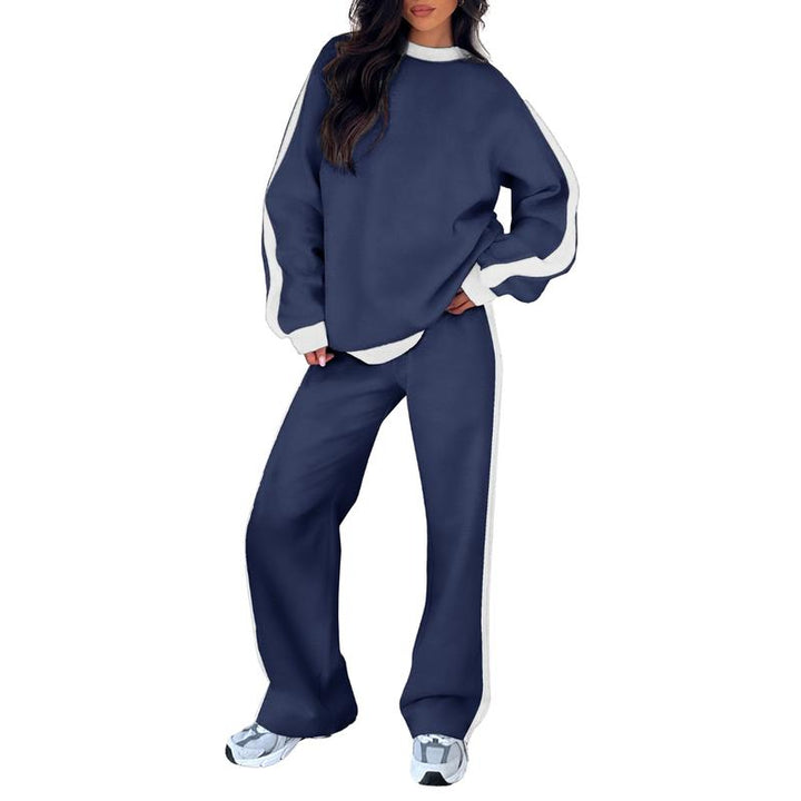 SANDI™ - Comfortable 2-Piece Lounge Set Sweatshirt &amp; Straight Leg Pants