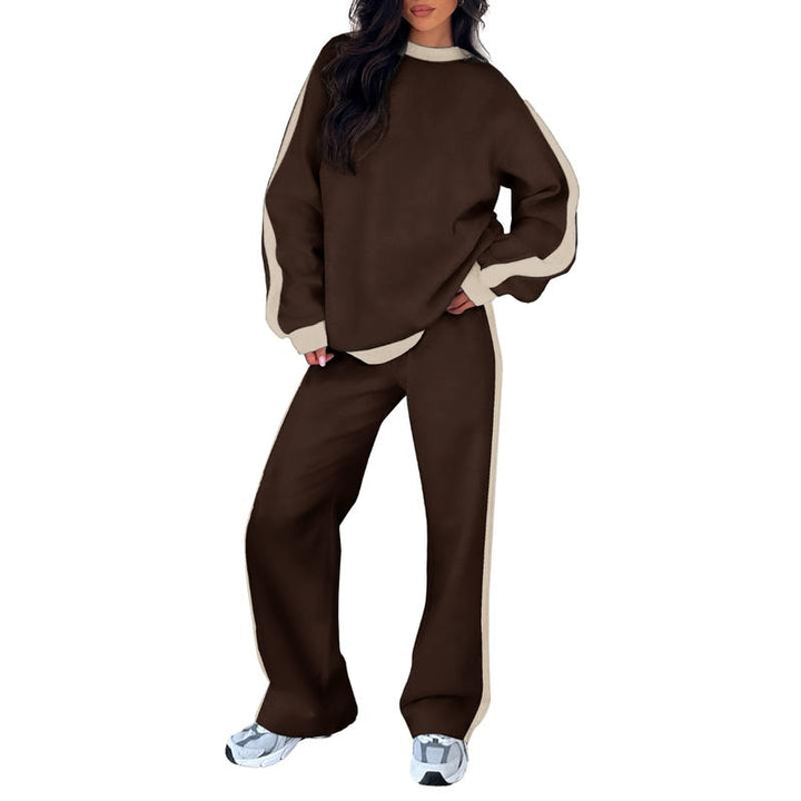 SANDI™ - Comfortable 2-Piece Lounge Set Sweatshirt &amp; Straight Leg Pants